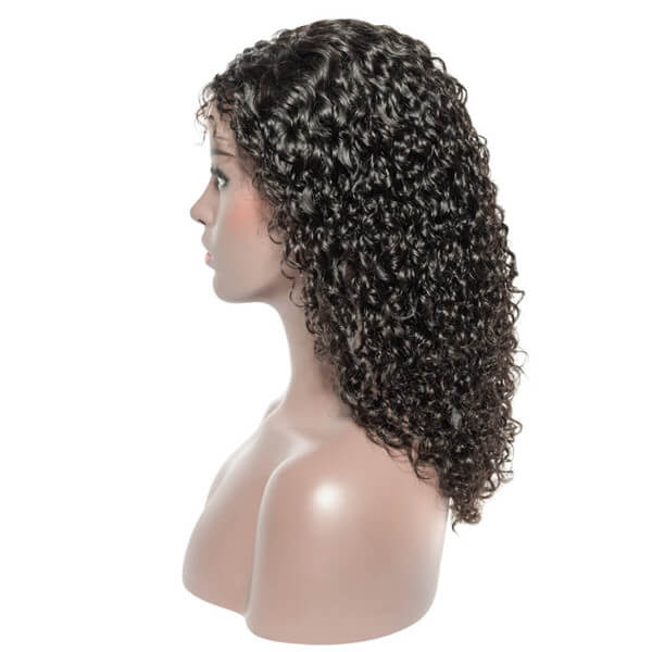 Luxurious Deep Curly 13x4 Lace Front Wig | Premium Human Hair