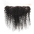 Premium #1B Natural Black Deep Curly Bundles with 13×4 Lace Frontal | 100% Human Hair